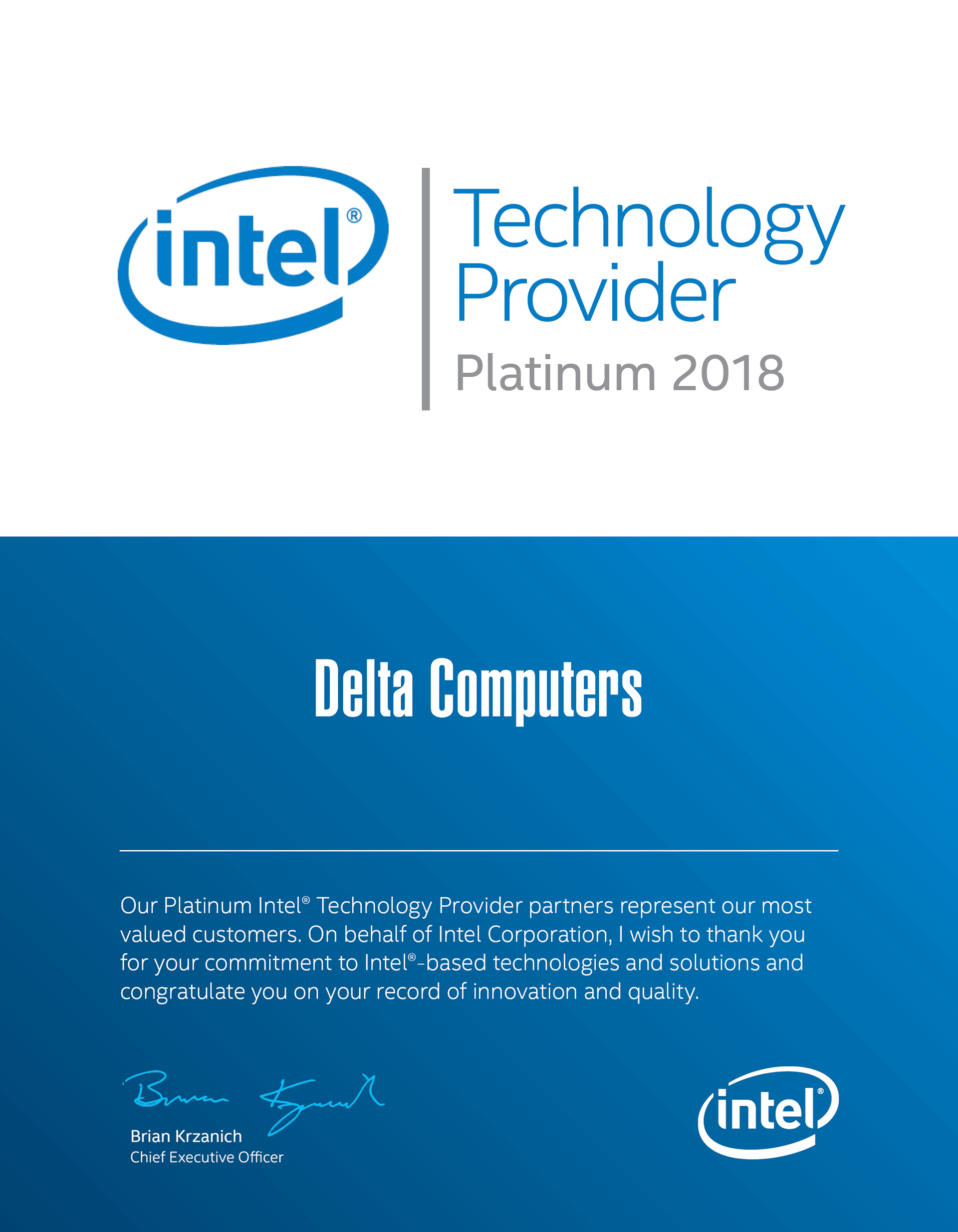 Intel Delta Computers